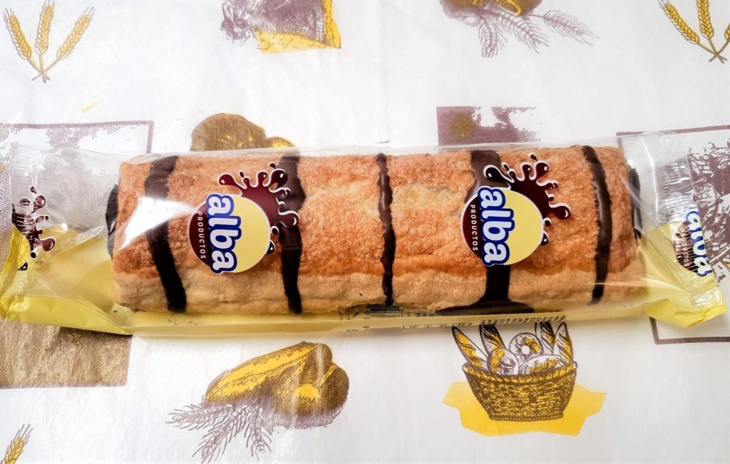 Cañón de azúcar y crema de cacao