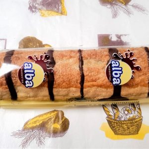 Cañón de azúcar y crema de cacao